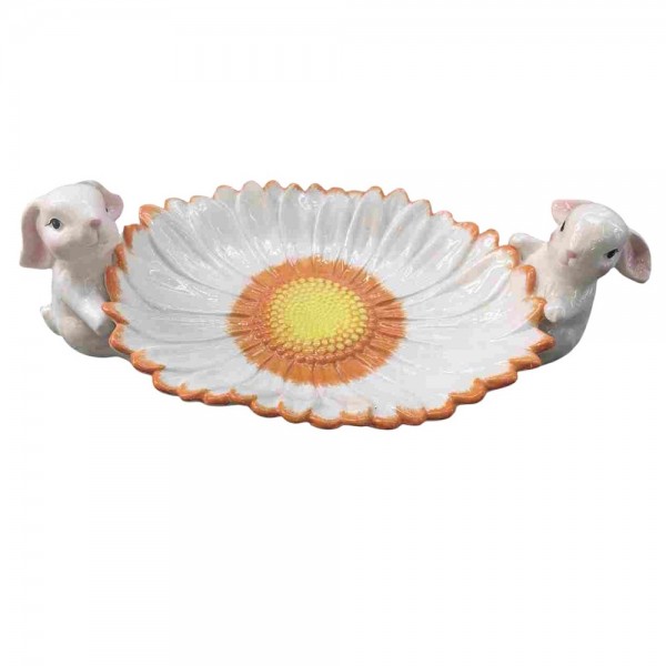 254248 Блюдо великоднє "Bloom & Bunny" 33*18*8см, R40703