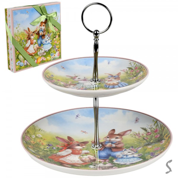 254250 Фруктовниця великодня "Easter Tale" 2яр 15.5/23см, R40724