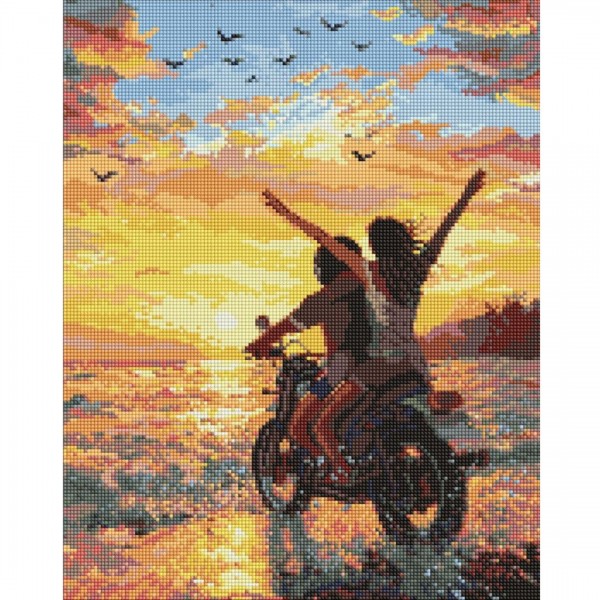 249256 Набір з алмазною мозаїкою "Морська поїздка на двох" 40х50см