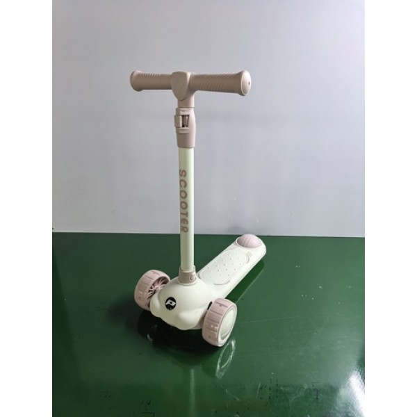 223228 Самокат JR3-129-P Mini, мет.+пласт., 2 пер.ПУ108мм, задн.75мм,кермо,муз.,світло,бат.,кор.,54-28-17см