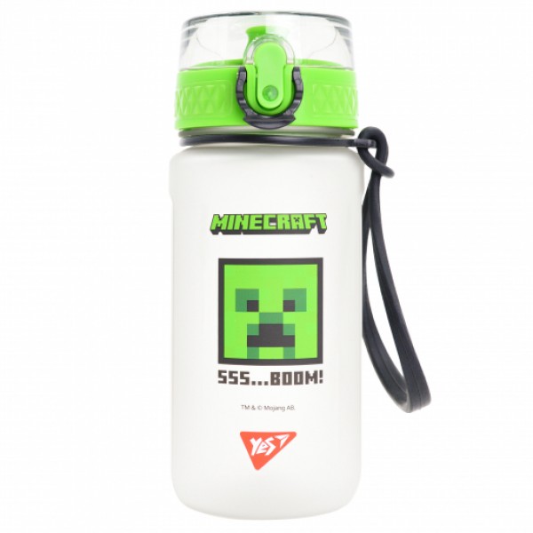 221933 Пляшка для води Yes "Minecraft.Boom" 500 мл, софт тач