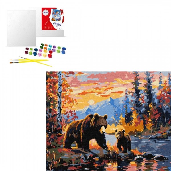 246499 КНО (в обкладинці) "Ведмежа сім'я" 40х50см