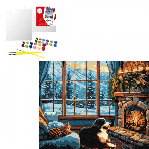 244461 КНО (в обкладинці) "Тепло каміна" 40х50см