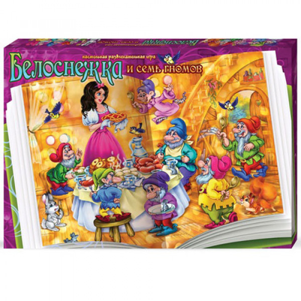 16869 Гра середня наст. "Білосніжка та сім гномів" укр. (15) ДАНКО ТОЙС