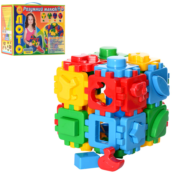 15290 Іграшка куб "Розумний малюк Лото ТехноК"