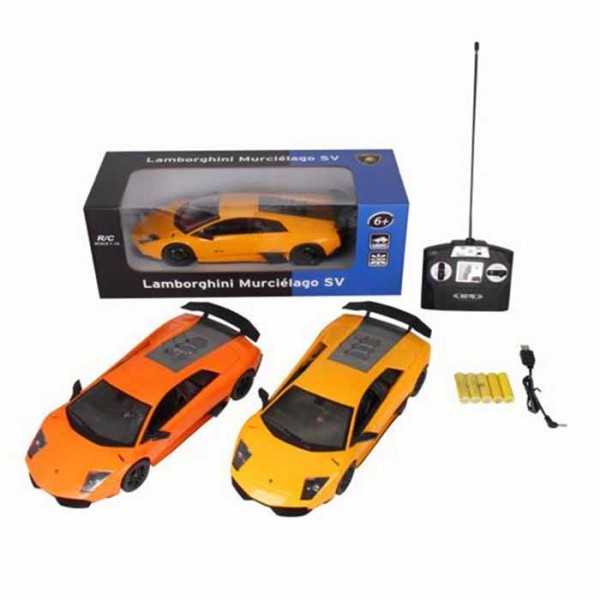 158829 Машина CL1401 радіокер., Lamborghini, 1:14, акум.,гум.колеса,USB,2 кольори,світло,кор.,45-17-19,5 см