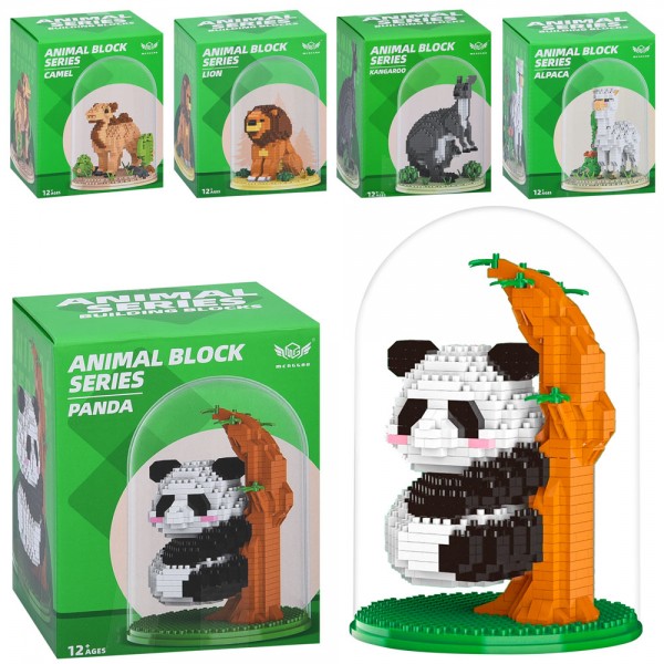 248941 Конструктор MG1361B-MG1363F-MG1364F-MG1365A/Bтварина,колба,5 видів,в кор-ці13-17-13см