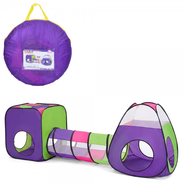 248121 Намет MR 1582.252-76-в100см,з тунелем(44-103см)піраміда76-76-в100см4входи,4вік.сіт.у сумці50-50-6см