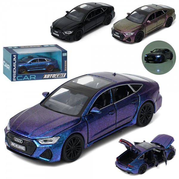 253342 Машина AP-2107 (18шт) АвтоСвіт,1:32, метал,інерція,зв,світ,відчин.двері/багаж.капот.гум.кол.3кольори