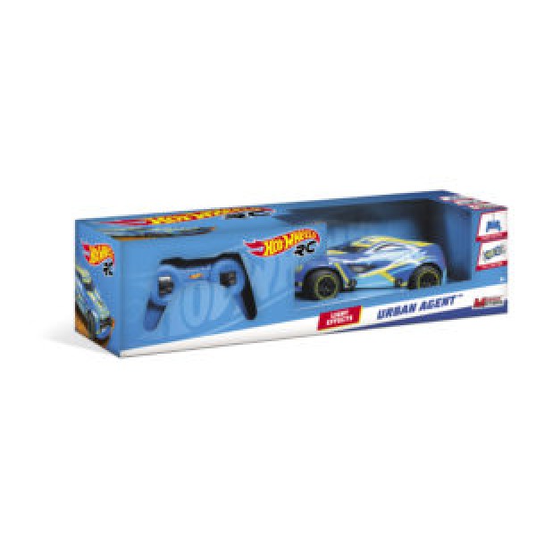 244554 Машина 63254 Hot Wheels, радіок. 27MHz, 18,5см, світло, корпус не б'ється,гум. колеса,на бат.,в кор.