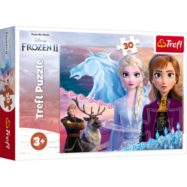 119917 Пазли 18253 Trefl Крижане серце II, Disney, Відвага сестер, 30 дет.