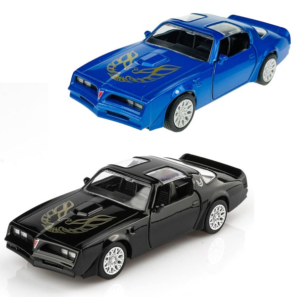 243049 Автомодель - PONTIAC FIREBIRD 1978 (чорний, синій)