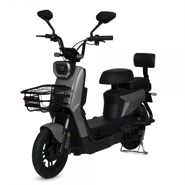 217150 Електроскутер MES 1025-6 SUWA/BAT мот.500W,бат.60V20AH,NFC,14-250 АП БК шини,світло,шкір.сид.графіт