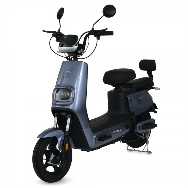 220385 Електроскутер MES 1031-3 FALCON/BAT мот.500W,бат.60V20AH,NFC,14дм АП БК шини,світло,шкір.сид.,сірий