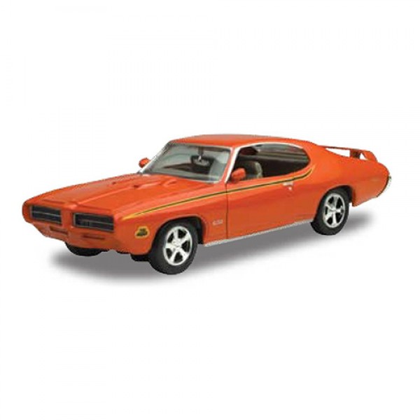 170742 Машина 73242 1:24,1969 Pontiac GTO Judge,мет.,відч. двері/капот/багажник,гум.колеса,кор.,24,5-10-11с