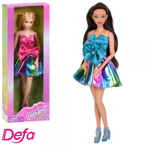 246143 Лялька DEFA 8846-47 29см, шарнірна, 2 види, в кор-ці, 12-32-5см