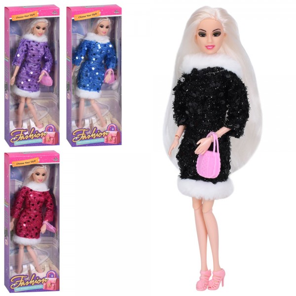 246146 Лялька JS9019B 29см, шарнірна, сумка, в кор-ці, 12-32,5-5см