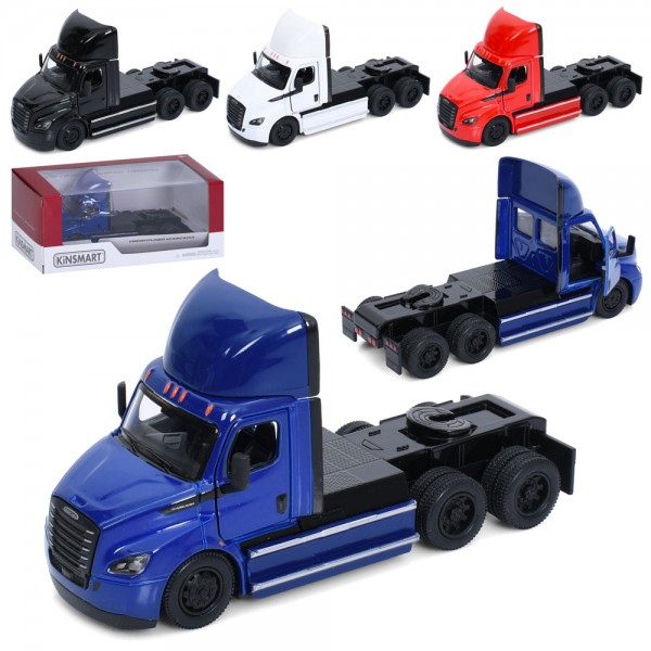 249337 Трейлер KT5466W метал, інерція,1:62,відчиняються двері,гум.колеса,4 кольори,кор.16-7-7,5см