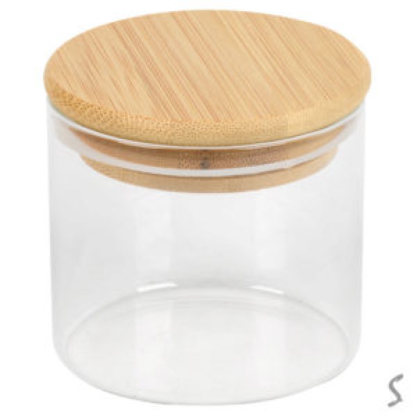223915 Банка з бамбуковою кришкою 175мл 6.5*6см., R10902-6
