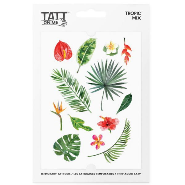 182520 Тимчасові тату TATTon.me Tropic mix