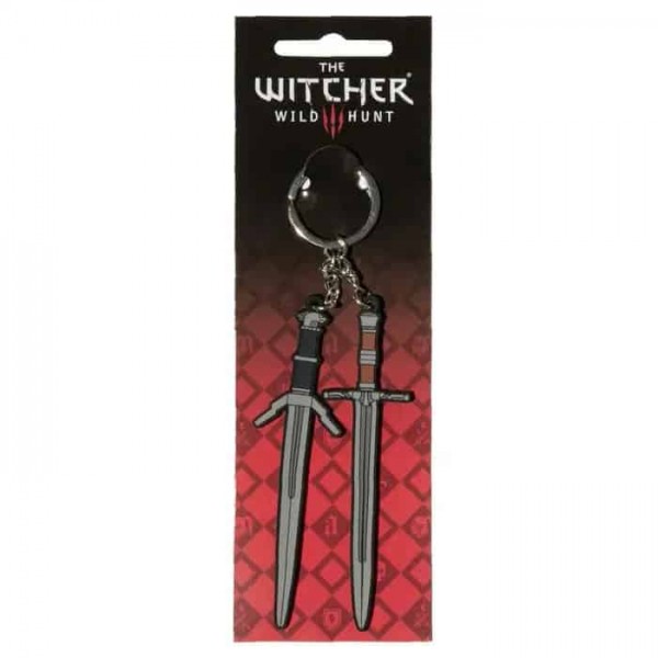 184993 Брелок The Witcher 3 Steel n Silver Keychain