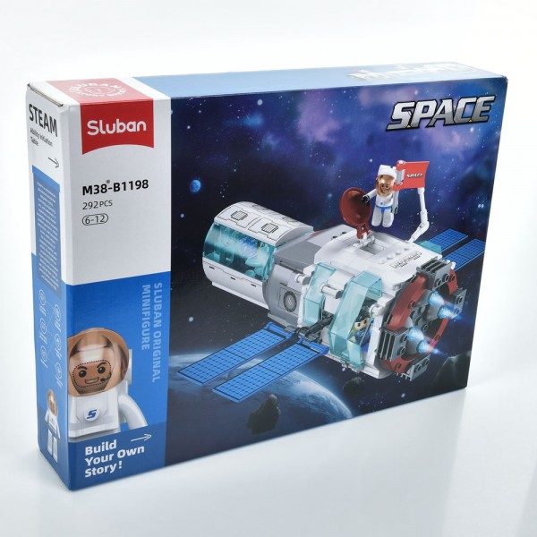 162329 Конструктор SLUBAN M38-B1198 "Space": Космічний модуль, 292 дет.