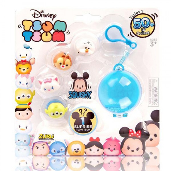 199068 Набір фігурок Disney Tsum Tsum - 5 іграшок і брелок