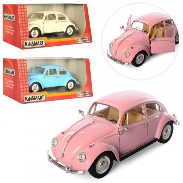 58341 Машинка іграшкова KT 7002WY "Volkswagen Classical Beetle 1967"
