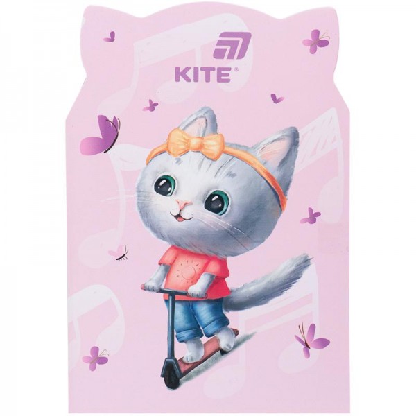 251877 Блокнот м'яка обк., 48 арк., Pink cat