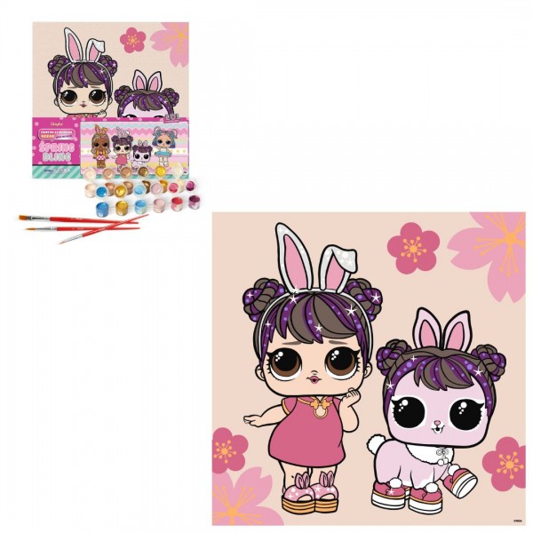 225118 Набір для розпису по номерах для дітей "L.O.L. Surprise! Chinese New Year Doll & Pet" 40х40см
