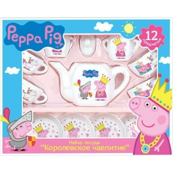 211661 Ігровий набір Peppa - КОРОЛІВСЬКЕ ЧАЮВАННЯ (з аксесуарами)