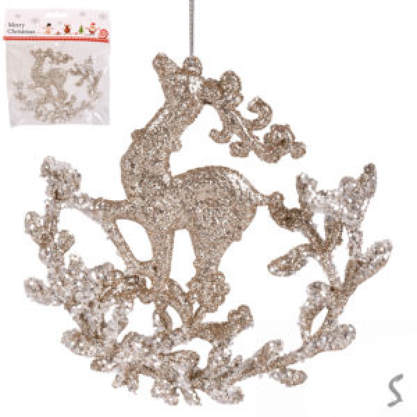 242824 Фігурка-підвіска новорічна "Deer" 12см., R33898