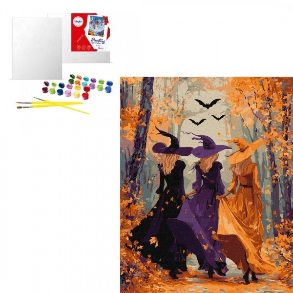 244470 KHO "Три відьми у лісі" 40x50см