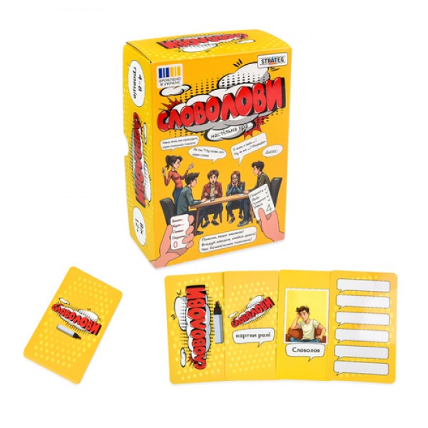 241817 Настільна гра Strateg Словолови українською мовою (30826)