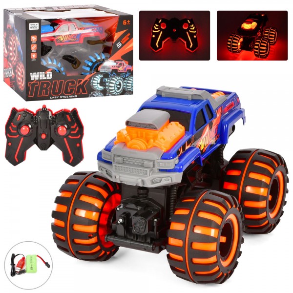 157380 Джип 33635 радіокер. 2.4G, акум., USB, 2 кольори, світло, кор., 31,5-25-23 см.