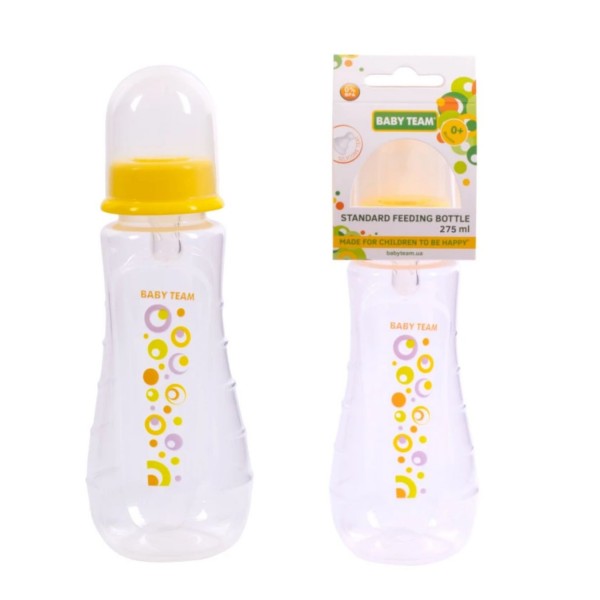 253390 Пляшечка для годування з силіконовою соскою, 275 мл (275 ml)
