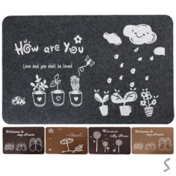 252299 Килимок придверний "Welcome" 48*78см R42182-M