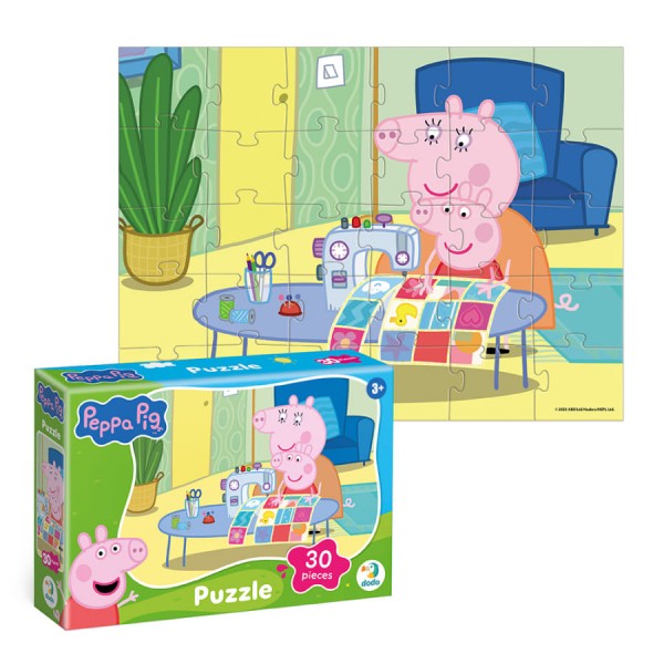 244233 Пазл на 30 елементів Peppa Pig. Ковдра для Немовля