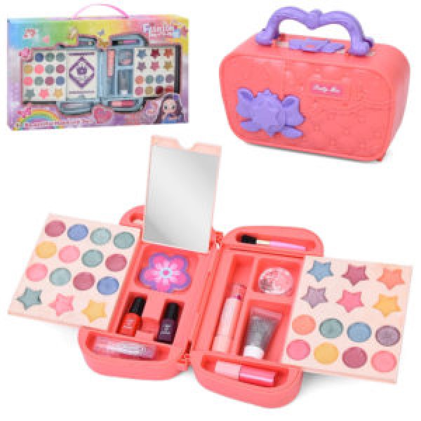 245196 Косметика GE720 (24шт) тіні, лак 2шт, помада, блиск, пензлики, пилка, чемодан, 2 кольори, в кор-ці, 40,5-24-5,5см