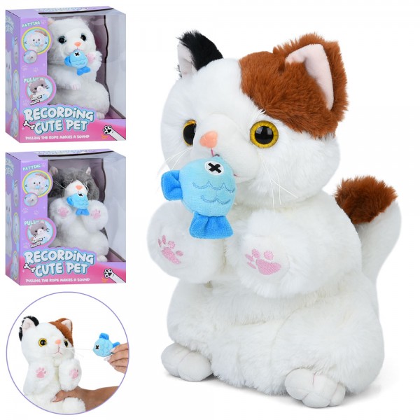 246238 Кошеня 933-183E сенсорний, муз., 3 кольори, бат., кор.,23-29-19 см.