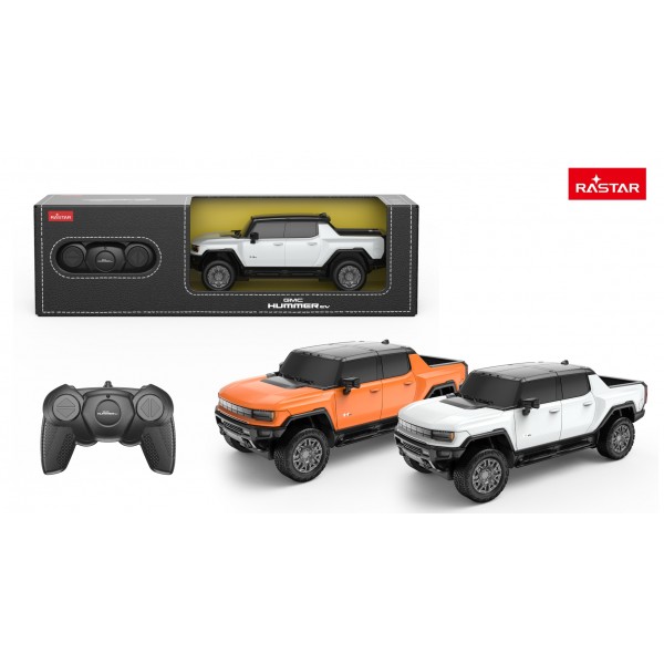 227828 Машина 93100 Hummer, радіокер. 2,4GHz, 1:26, гумові колеса, 2 кольори, бат., кор., 38-12-13 см.