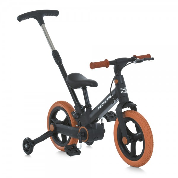 226890 Велосипед-трансформер PROFI KIDS 12 д. MB 1021-1BR 3в1,2кол,гума(антипрокол),стал.рама,кермо,нейлон