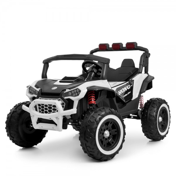 252844 Джип M 6382EBLR-1(24V) радіо/к2.4G,2мотори45W,2*12V7AH,MP3,USB,BLUETOOTH,TF,EVA,муз,світ.шкіра.білий