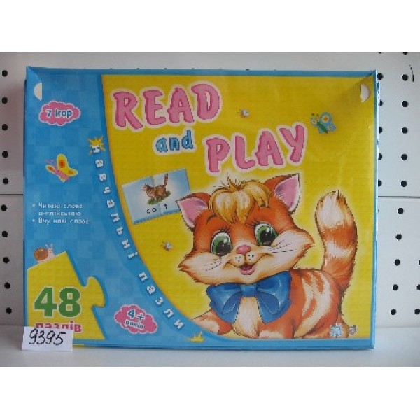 202682 6406 Навчальні пазли "Read & Play"