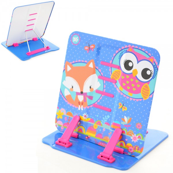 53028 Підставка для книг кольорова металева "Charming animals"