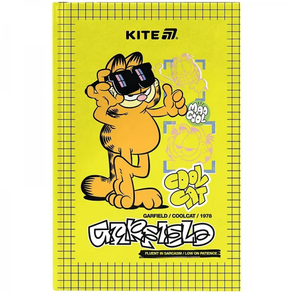 228290 Книга записна тверда обкл. А6, 80арк. кл. GF