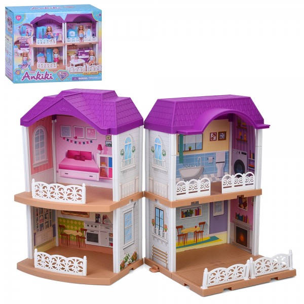 246135 Будиночок 606133 2 поверхи, ш51,5-25,5-в42см, в кор-ці, 33-26-13см