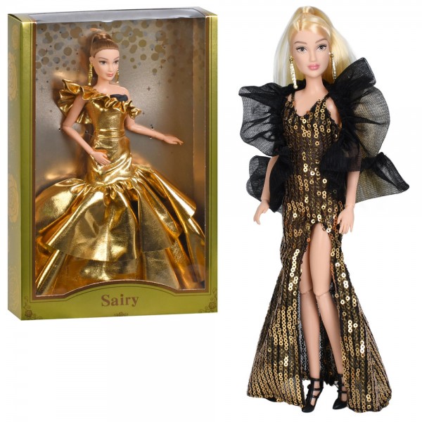 246164 Лялька 8833-34 29см, шарнірна, 2 види, в кор-ці, 21-33-6см