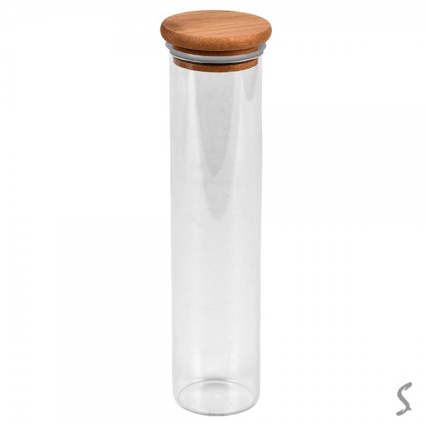 248828 Банка з бамбуковою кришкою 240мл 4.7*18см R101224-18
