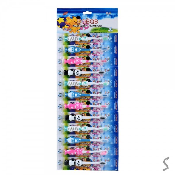 248835 Зубна щітка дитяча м'яка 12шт/уп 14см R101005